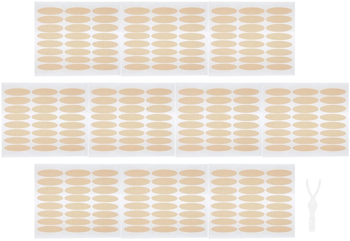 Dailygoods- Ooglidbanden 240 Paar - Brede Zelfklevende Ooglid-Stickers - Dubbele Ooglid-Effect - Instrumenten voor Ogen - Ideale Kromming - Dubbele Ooglidstickers