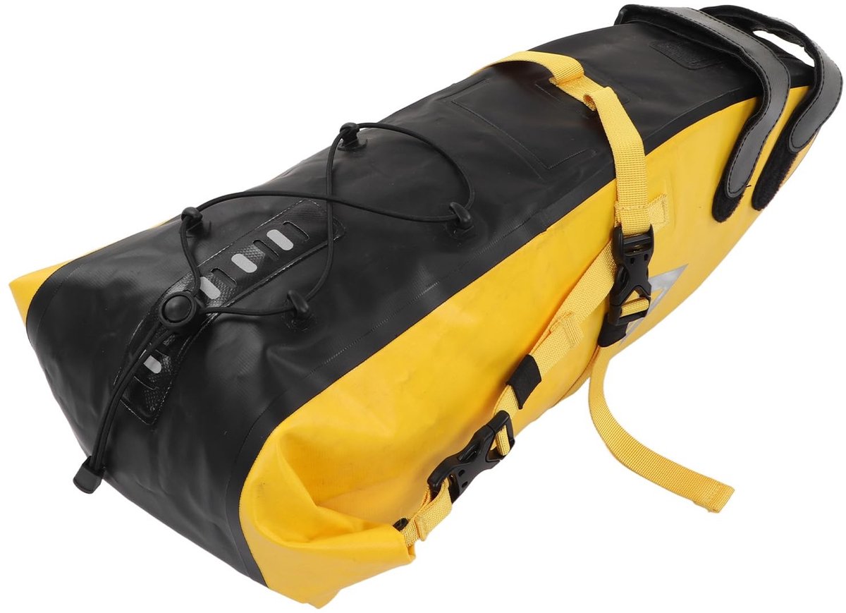 Dailygoods- Fietszadeltas Waterdicht 13L - Fietstas Onder Zadeltas - Bikepacking Tas - Duurzaam 500D PVC - Antislipmateriaal - Sterke Gesp