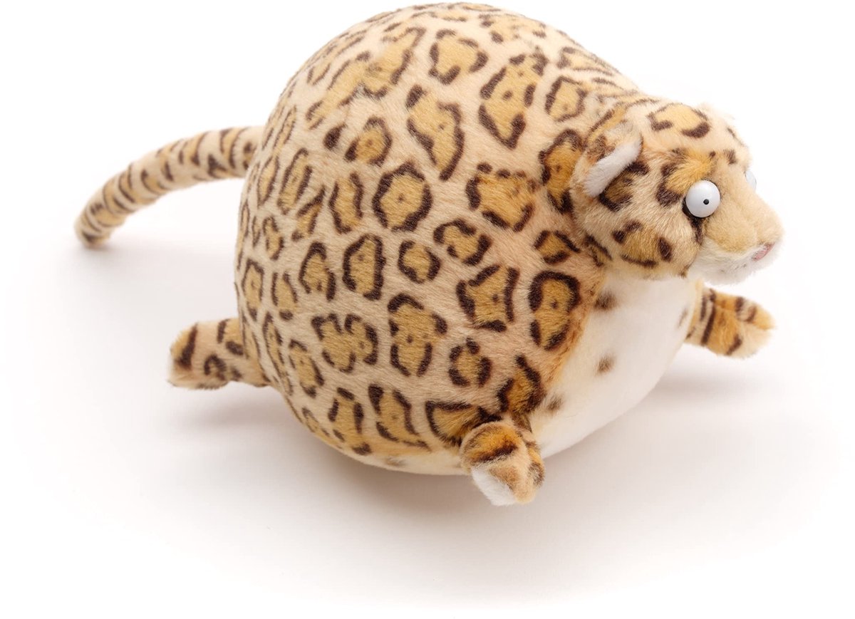 Dailygoods - Rollin' Wild Luipaard Knuffel - Pluche Knuffeldier van 19 cm