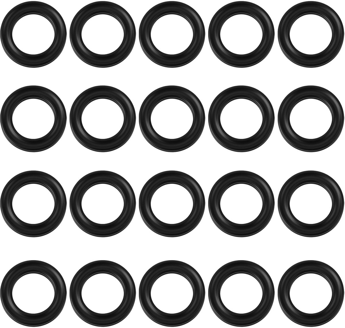 20 stuks NBR X-ring rubberen afdichting, O-ring, 19,35 x 12,29 x 3,53 mm, geschikt voor mechanische apparatuur