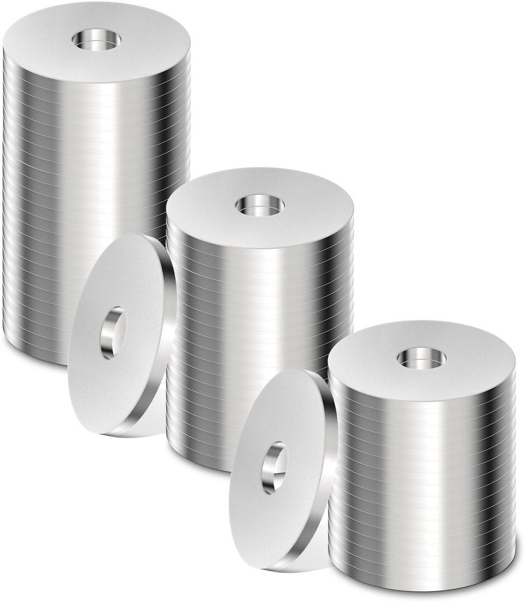 Dailygoods - DKBT 50 stuks M4 sluitringen M4 x 25 mm roestvrij staal 304 A2 carrosserieschijven sluitringen roestvrije U-ringen platte sluitringen voor schroeven, moeren, schroefdraadstang, bouten