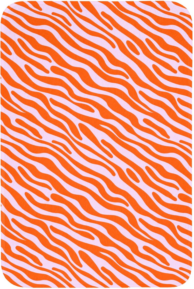 Badmat Rechthoekig 60x90 cm Badkamer Accessoires Bath Mat Anti Slip Wc Memory Foam Wasbaar Zacht Bathroom Toilet Mats Washable Strepen - Dynamisch - Oranje