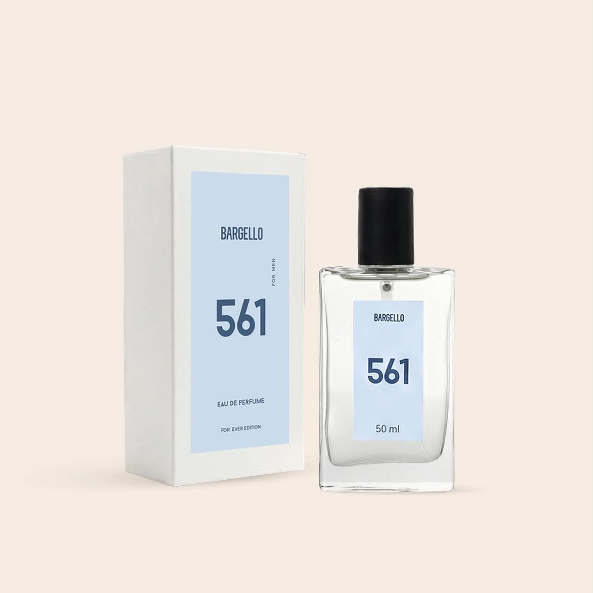 Bargello No: 561 Eau de Parfum Heren - 50 ml - Frisse Citrus & Houtachtige Geur - Langhoudend Parfum