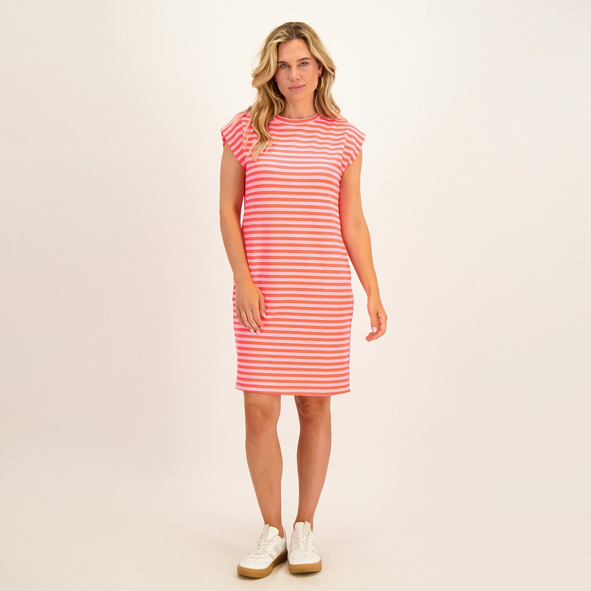 Je m'appelle Dames Jurk - Roze - Maat S