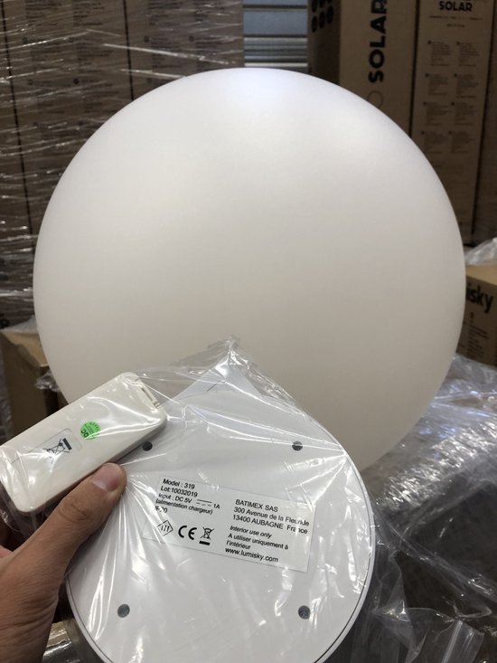 Draadloze lichtbal D50CM BOBBY