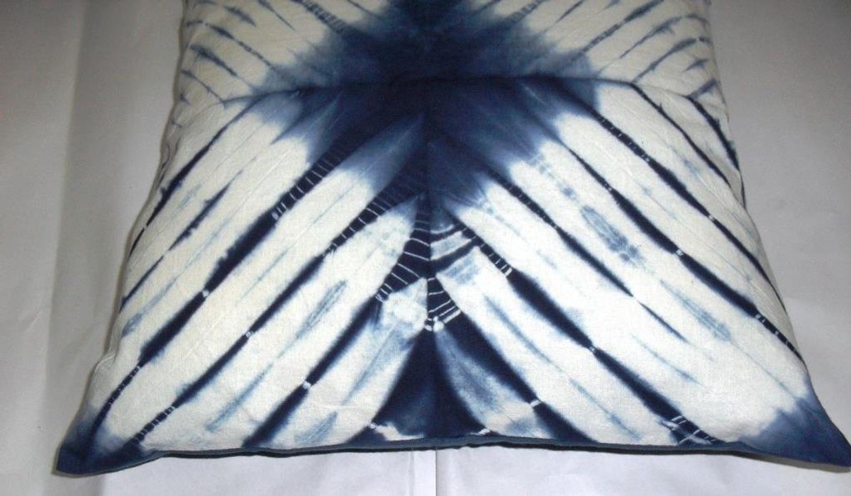 Kussenhoes, Bohemian Pillow Shams Outdoor Kussenhoes, (Maat 16x16) Tie Dye Shibori Kussenhoezen, Indigo Blue Kussenhoezen, Decoratieve Katoen Throw Cusion Cover (20)