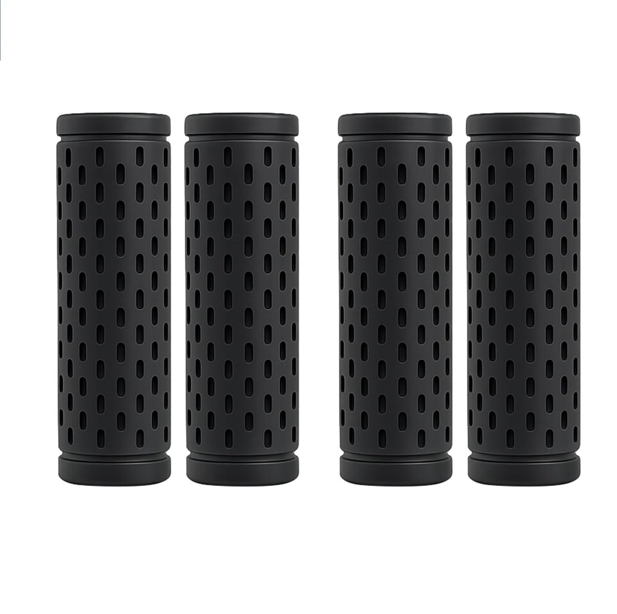 Fietsgrepen, 4 stuks, 22 mm, antislip fietshandgrepen, comfortabele fietsstuurgrepen voor mountainbike, e-bike, stadsfiets, scooter, fietsstuur