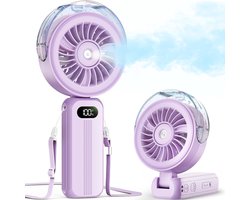 Handheld Mistventilator - Draagbare ventilator - Mistventilator - Krachtige hoge snelheid -…