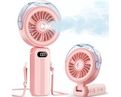 Handheld Mistventilator - Draagbare ventilator - Mistventilator - Krachtig en hoge snelheid -…