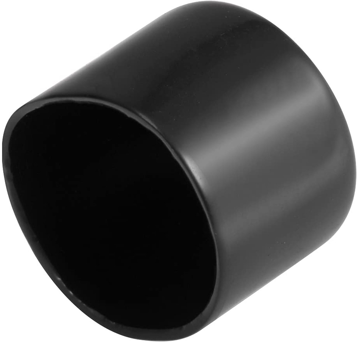 Rubberen eindkappen 40 mm ID vinyl ronde eindkap schroefdraadbescherming zwart