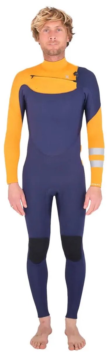 Hurley Heren Advant 3/2mm Borst Ritssluiting Wetsuit -