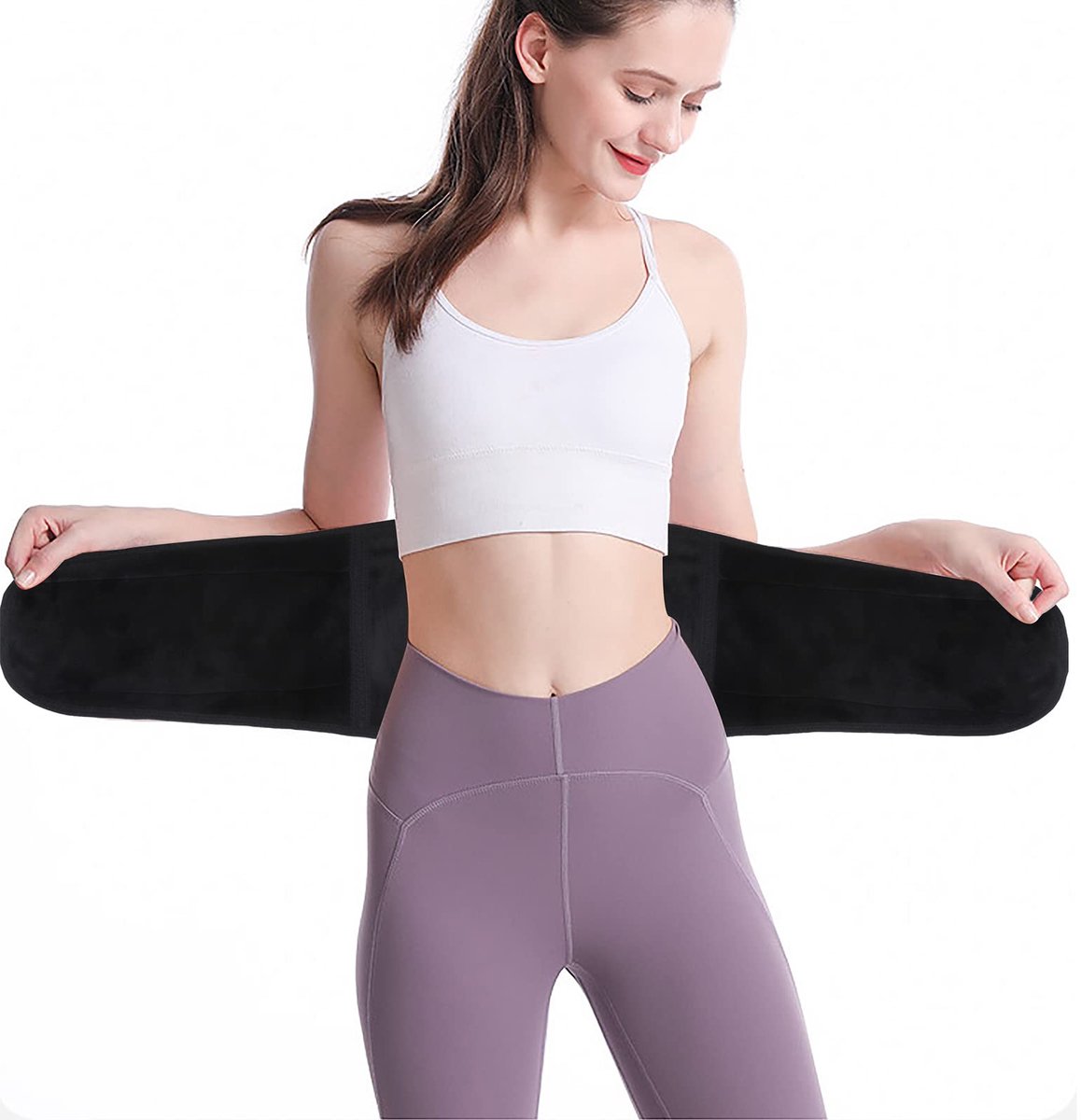winter dikke rugsteun riem buikwarmer rugbandage lumbale bandage met brede klittenbandsluiting zelfverwarmingsgordel warmtebescherming riem kasjmier nierwarmer nierbescherming buik taille