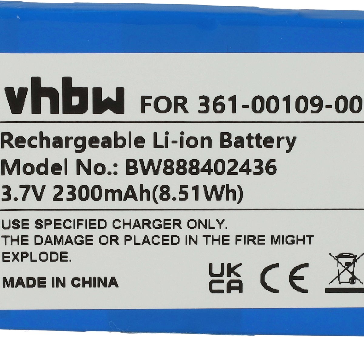 vhbw-accu compatibel met Garmin Dezl OTR800 MT-S, Dezl OTR800, Overlander GPS-navigatie (2300 mAh, 3,7 V, Li-ion)