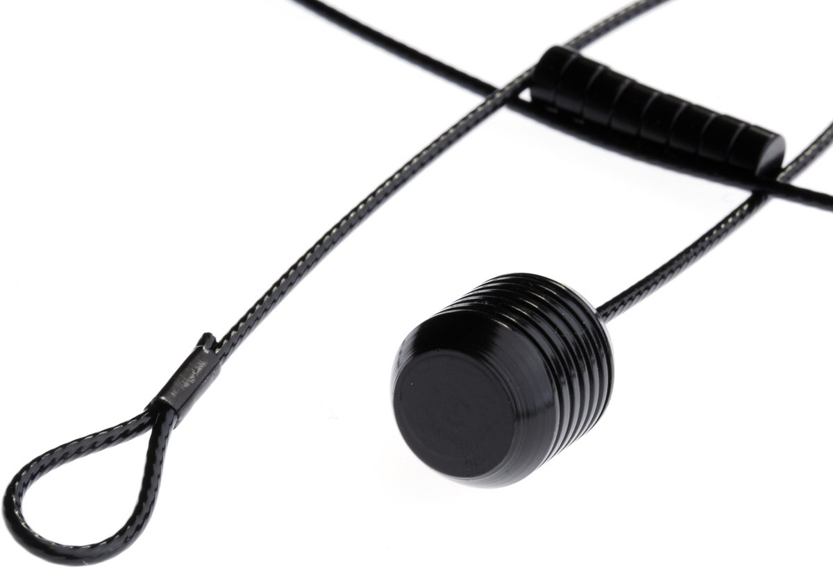Steely Dan 150 cm Black - photo cord with 8 magnets
