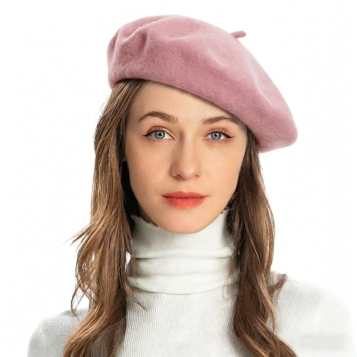 ZLYC Klassieke baret voor dames, Franse kunstenaarsbaret, Eén maat