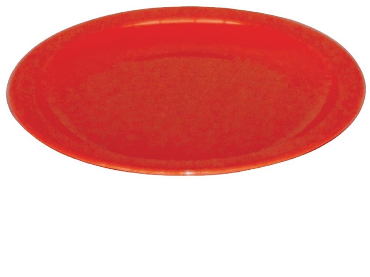 Kristallon bord 23cm rood
