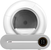Purloo Automatische Kattenbak 65L XXL - Zelfreinigend + 100 Zakjes en Grindmat