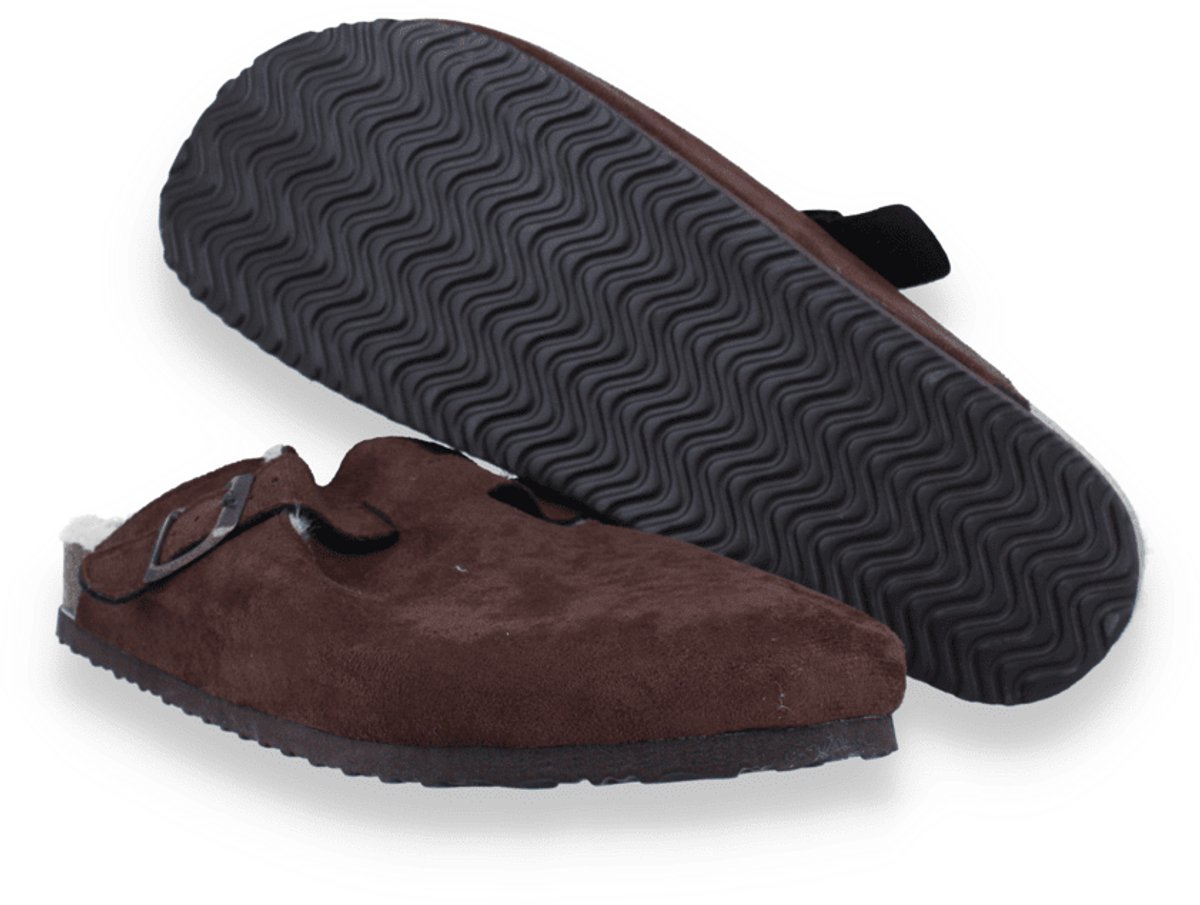 Mode-mania Heren Pantoffel | Bruin | Maat: 43