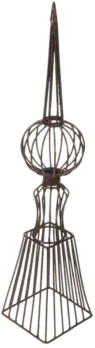 Decoratieve trellis, metaal 10x10x46cm