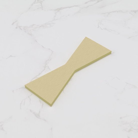 Idea Massief Messing Strikkie 100mmx38mmx4mm Sleuf Snijhout Strikkie Professioneel Vlinder Inleg, Strikkie Inleg, Vlinder Inleg, voor Strikkie Inleg Houtbewerking — afbeelding 3