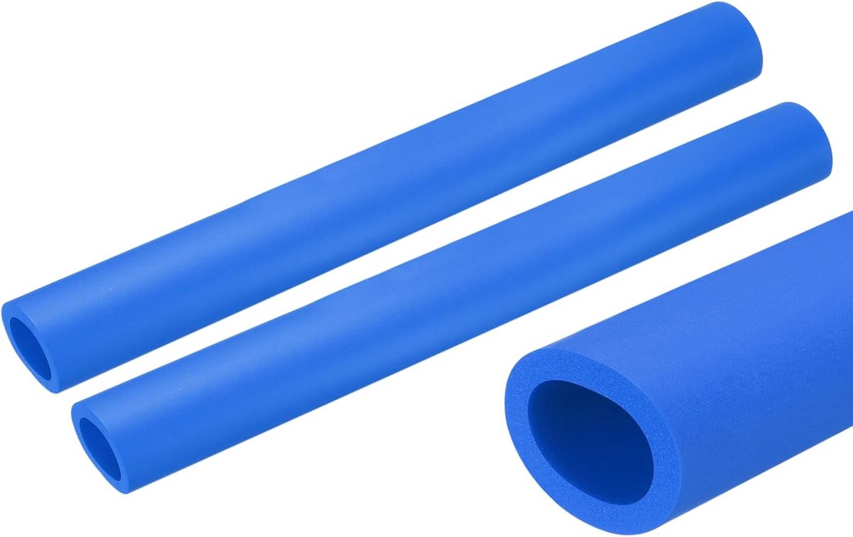 Buisisolatie schuimstof, diameter 22mm isolatiedikte 5mm verwarmingsbuisbekleding voor fitnessapparatuur, buizen, handgrepen (Blauw)