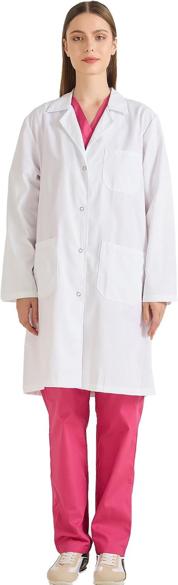 Dames, sanitaire uniformen, wit, apotheek, medische uniformen, apotheken, ref:Q8161, wit, XL
