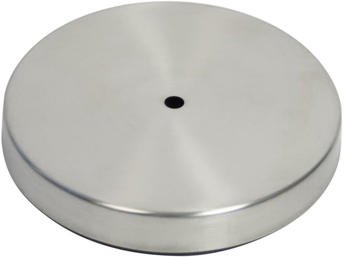 25 x 25 cm RVS Rookpaal Base | 4 x 25 x 25 cm - staal - weerbestendig