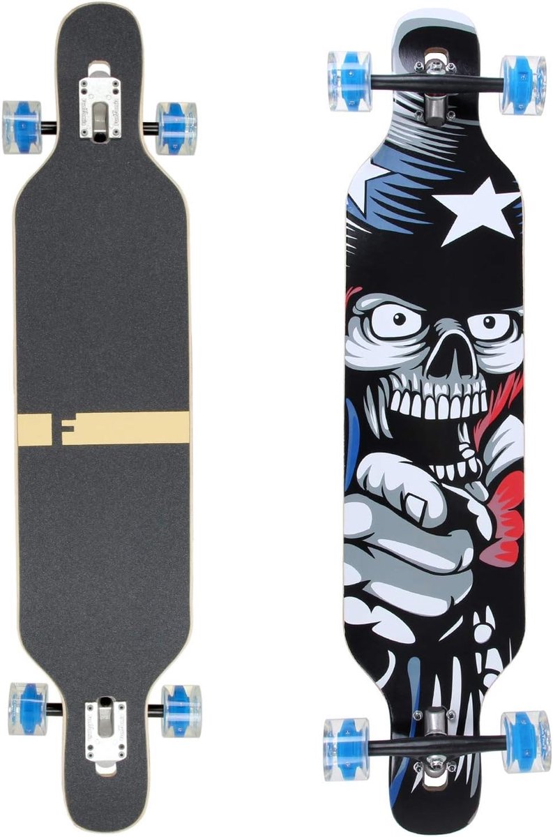 Flex1 tot 122kg - Camber Longboard (Flex1 tot 122kg, Amerika - Ahornhout)