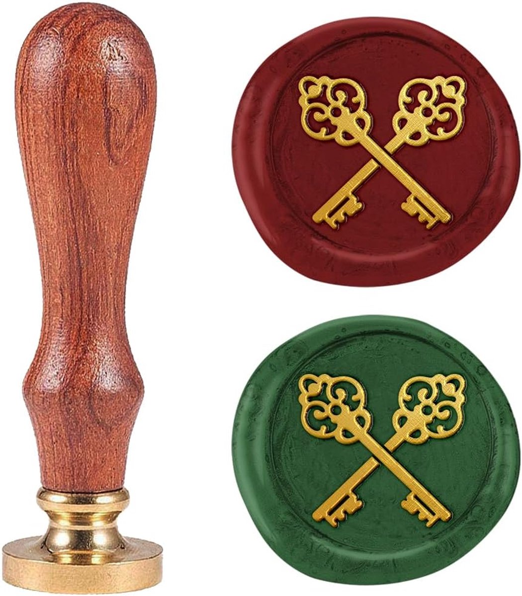 25 mm, was-zegelstempel, retro zegelstempel, afneembare messing kop, zegelstempel voor enveloppen, wenskaarten, brieven, huwelijksuitnodigingen, cadeauverpakkingen,
