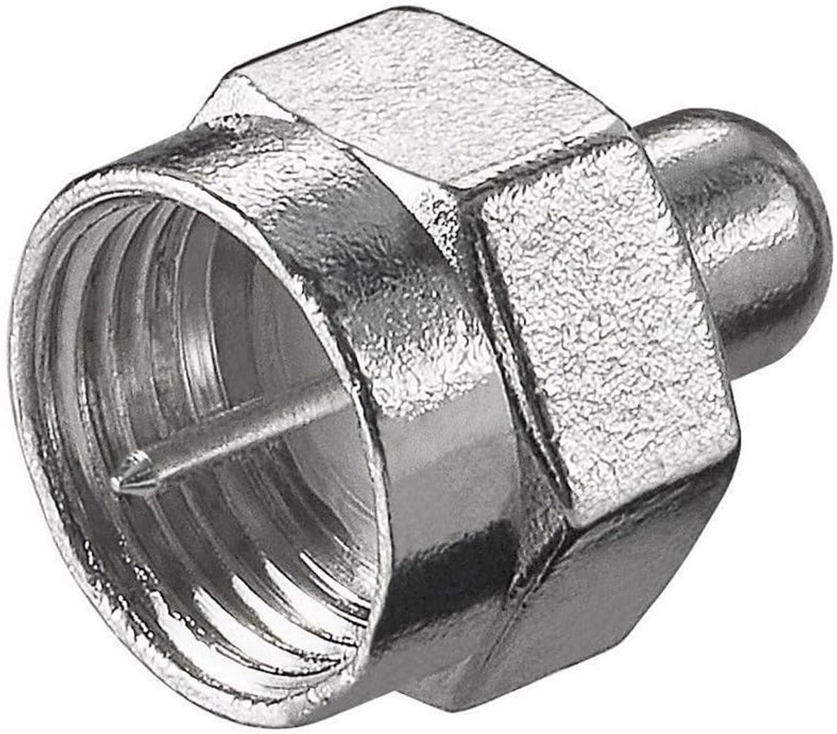 10 stuks F-eindweerstand 75 Ohm F-opdraaistekker TV SAT-antenne LNB F-aansluiting
