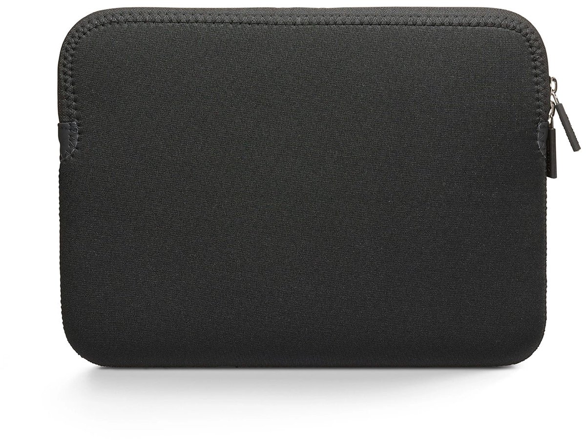 Trunk Neoprene Sleeve MacBook Neo 13 – Duurzame Neopreen Buitenlaag – Zacht Pluche Interieur – Wasbaar op 30 Graden - Zwart