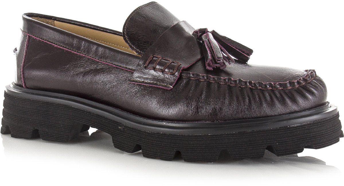 Babouche Bizou loafers bordo