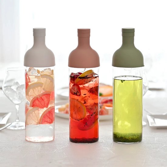 Hario Cold Brew Tea Thee fles met filter, 750ml - Wit — afbeelding 2