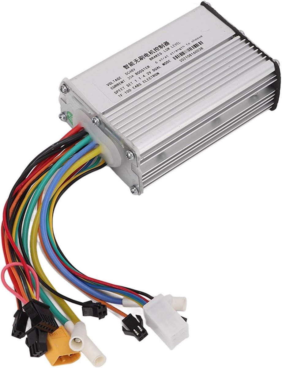 Controller voor elektrische step, controller voor borstelloze motor 48 V 20 A, controller voor borstelloze elektrische step, controller voor motor voor M4, 2-wiel-type, Standaard