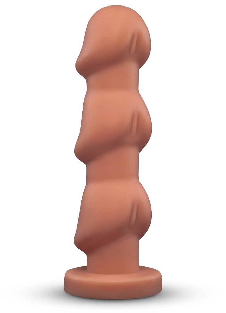 B Vibe Headz - Buttplug Met Meerdere Bollen en Uitlopende Voet - Anale Dildo