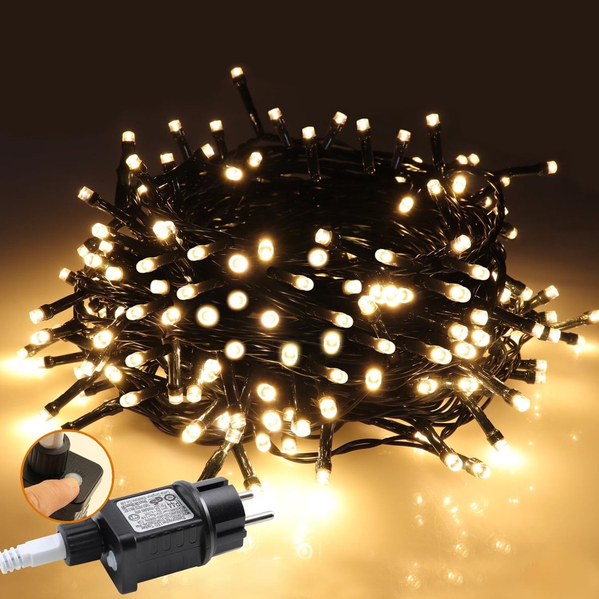 Lichtketting voor Buiten - Groen - 20 m - Weerbestendige LED Verlichting met Stekker - Voor Kerstmis en Bruiloften