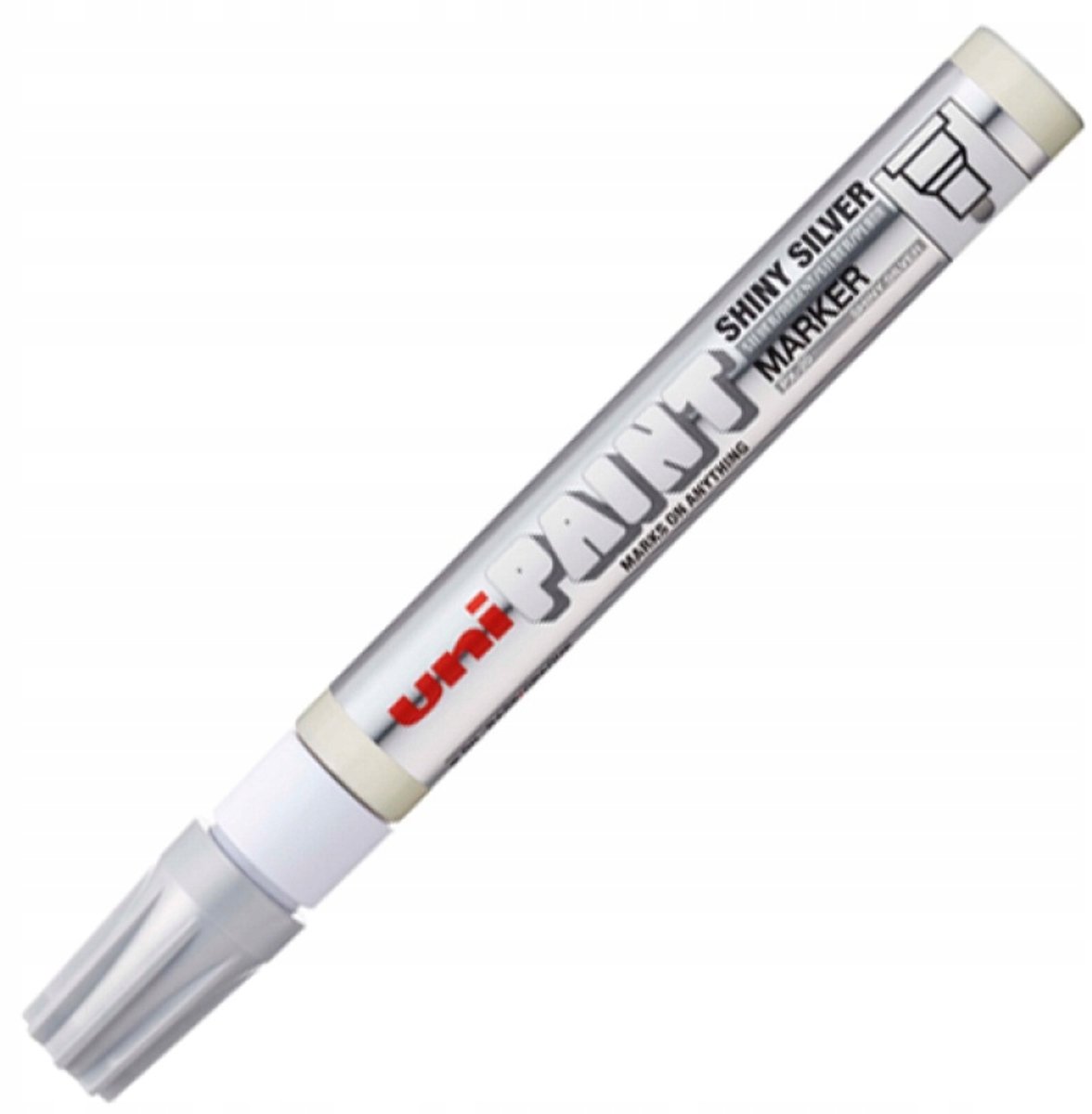 Uni PX-20 Oliebasis Marker - Zilver - Ronde Punt