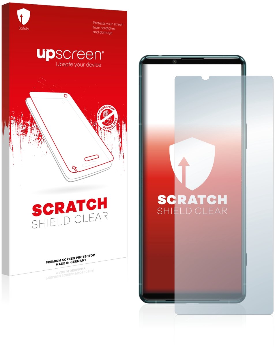 upscreen - Screenprotector voor Sony Xperia 5 III - Folie Beschermfolie transparant