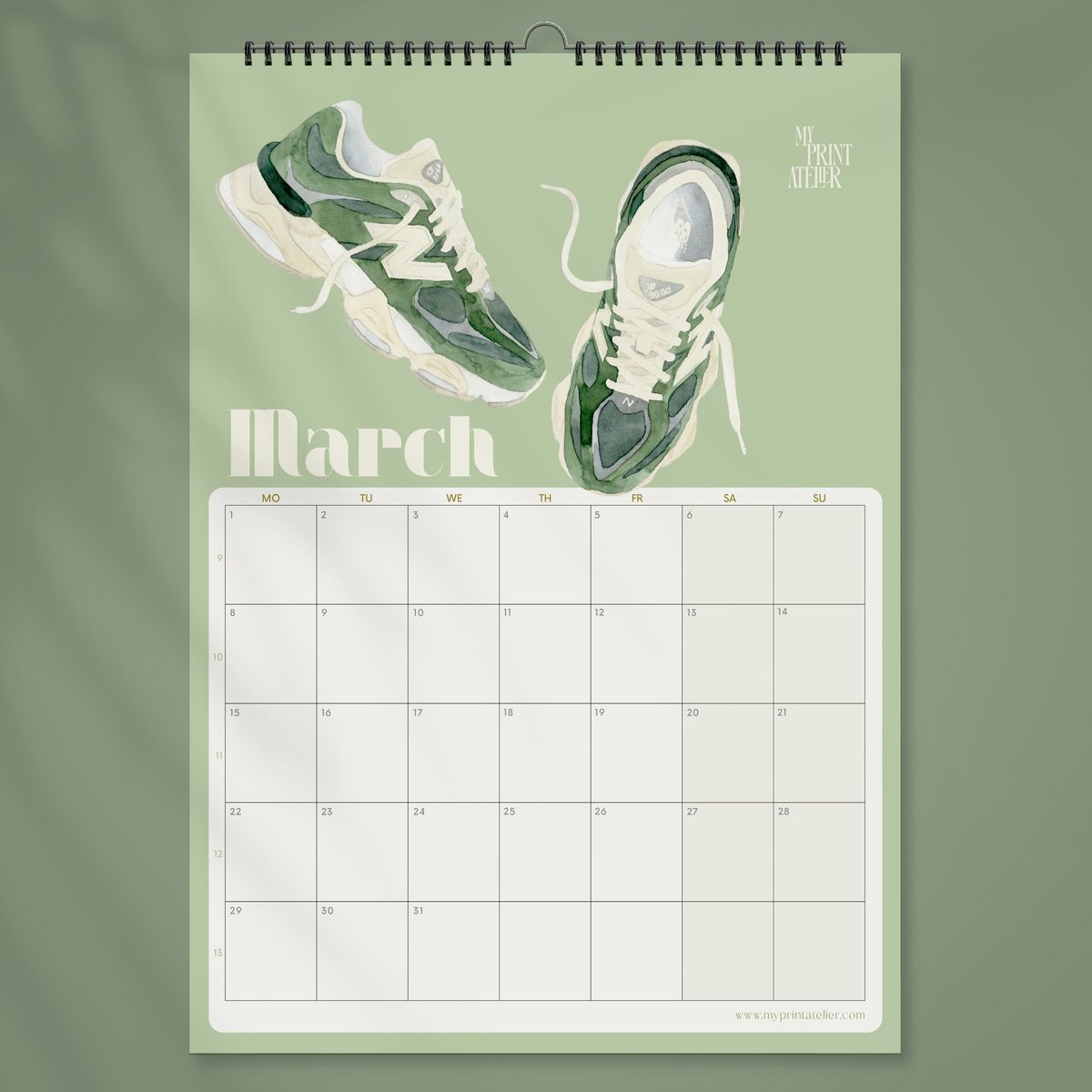 2027 Kalender A3 – The Streetwear Wishlist – Maandkalender