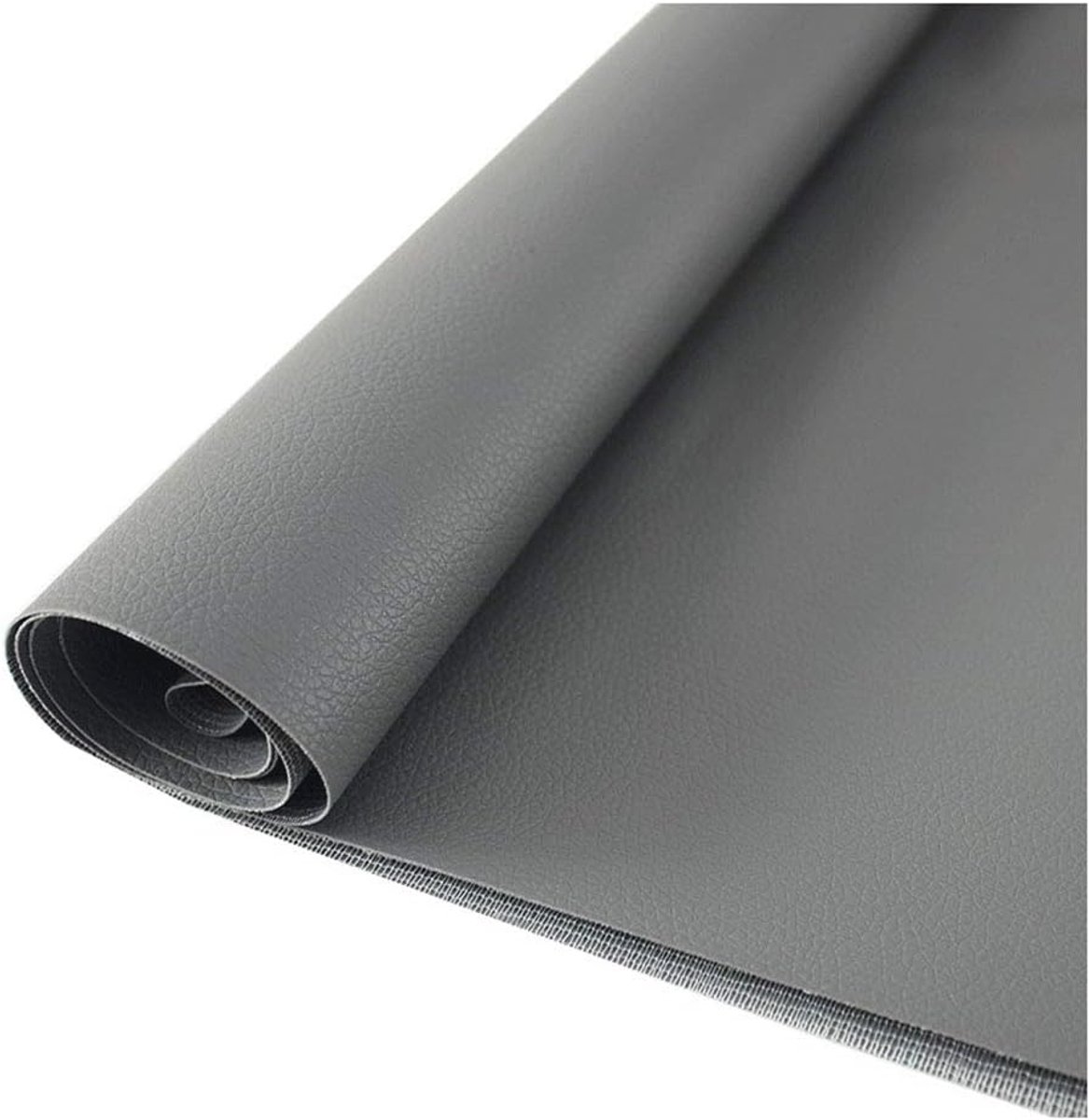 Stof Kunstleer Vinyl Leerdoek Materiaal Kleding Dressmaking Bekleding Leer Kunstleer Bekleding Stof voor Auto Boot -Grijs 1.38x3m