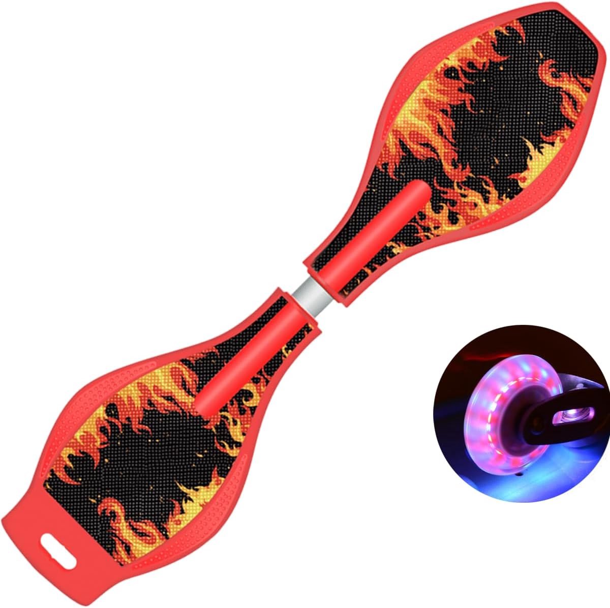 Waveboard waveboard met led-wielen, voor kinderen, street surfen, casters, torsie, skateboard, double decks, casterboard voor kinderen/tieners