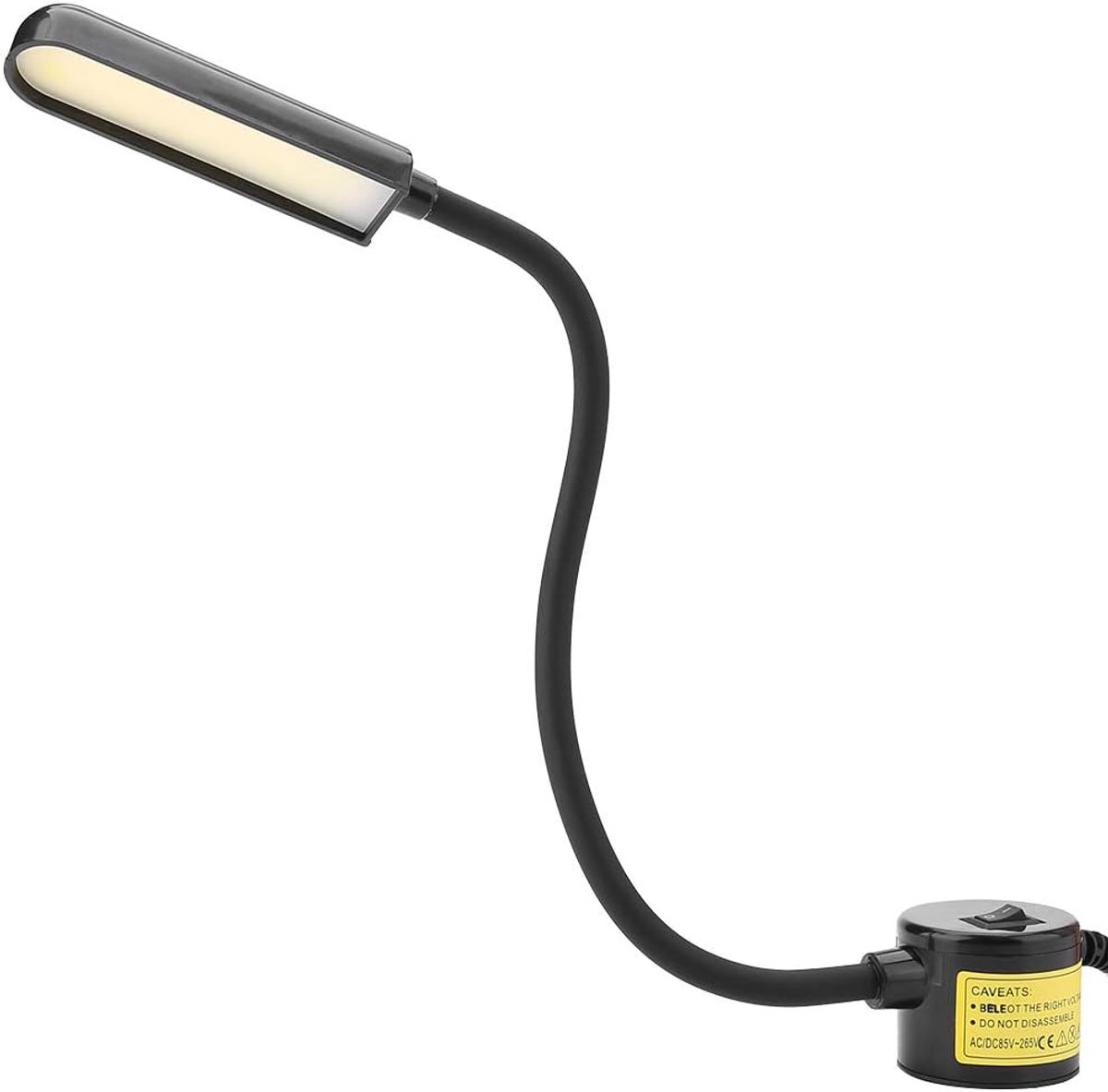 Naailicht 6W COB verstelbare naaiwerklamp, met magnetische voet, naaimachine lamp (kleur: EU plug)