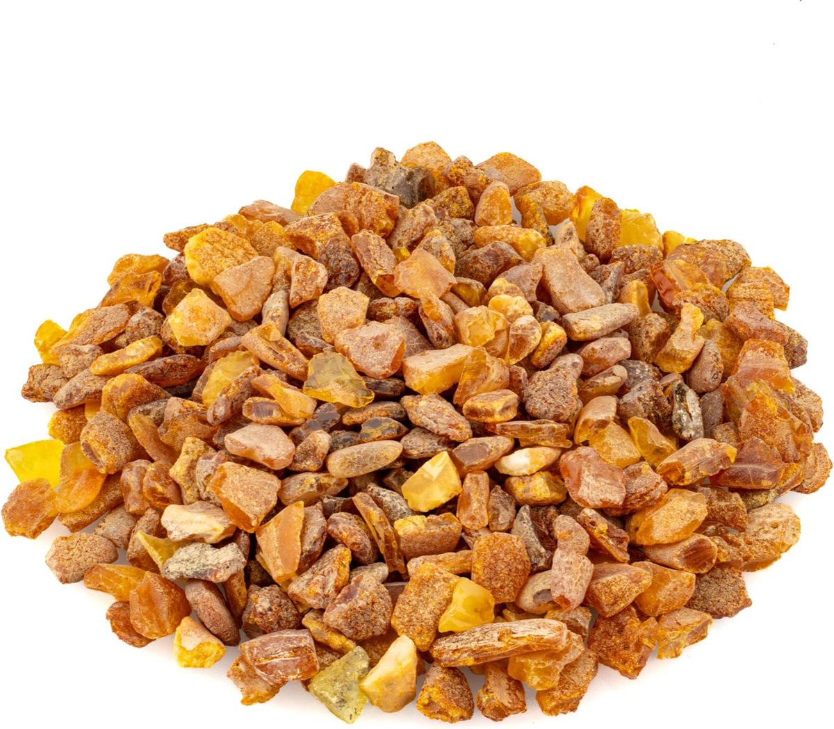 Gepolijst en rauwe 100% natuurlijke Baltische chips hars Ambar Piedra voor doe-het-zelf knutselen sieraden en kralen losse kralen (geen gaten) - Amber Culture, 50 g, Amber, barnsteen