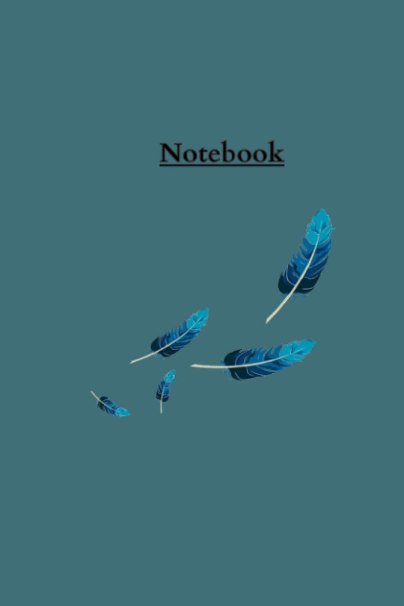 Blue Feather Notebook