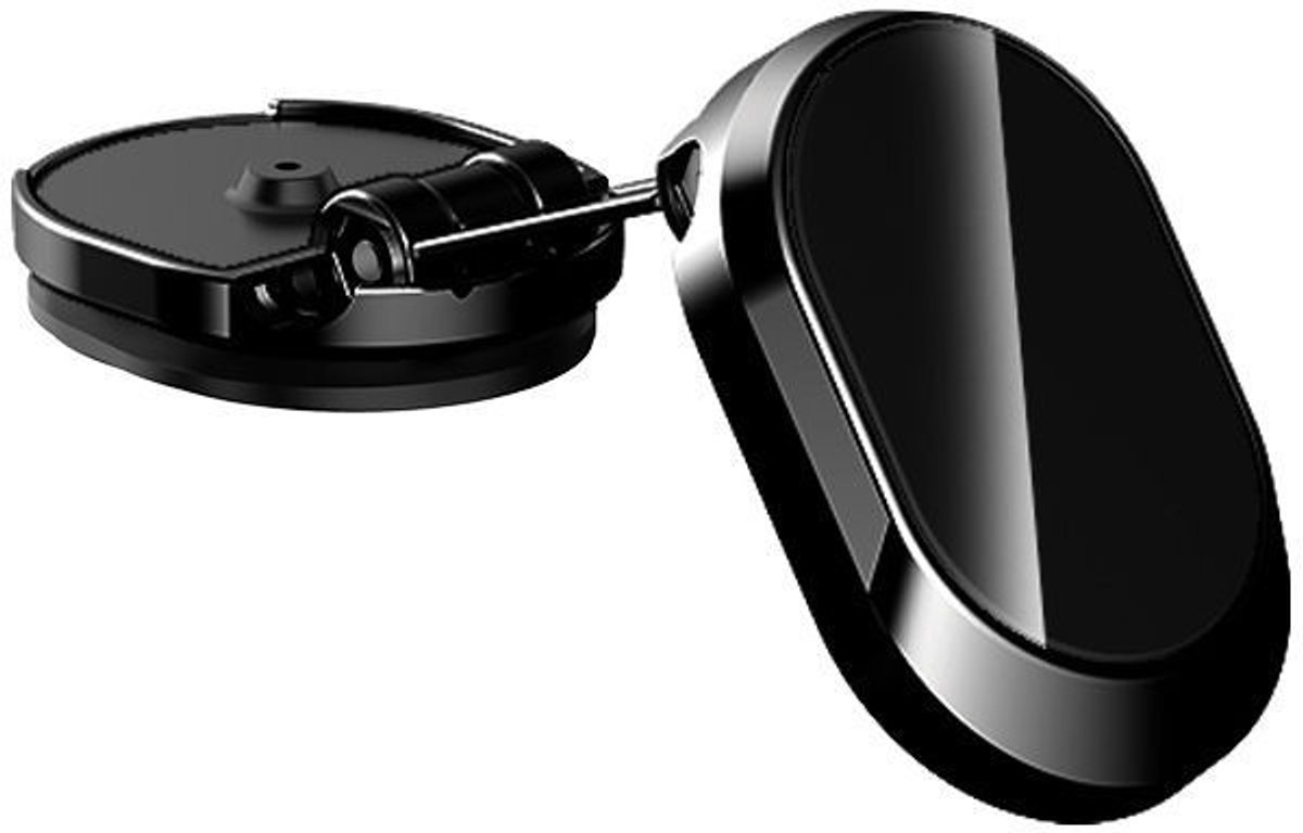 COVREO Car Phone Holder 5,5 cm zwart, magnetisch, opvouwbaar, 360° draaibaar