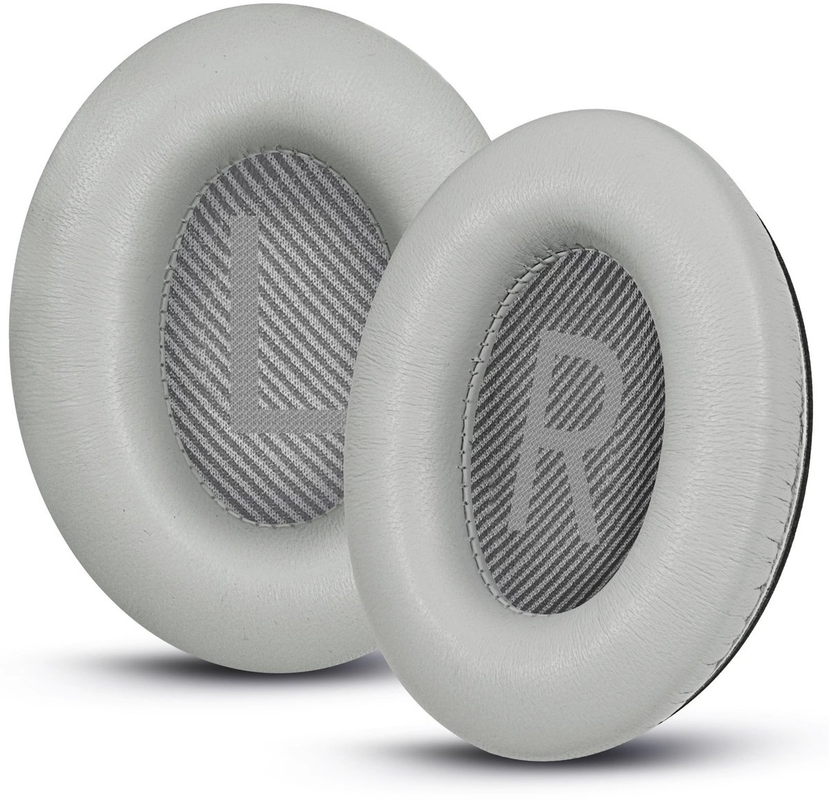 Claoner Oorkussens voor BOSE QC35/QC35ii - 1 paar - Schapenleer - Vervangingsspons - Grijs