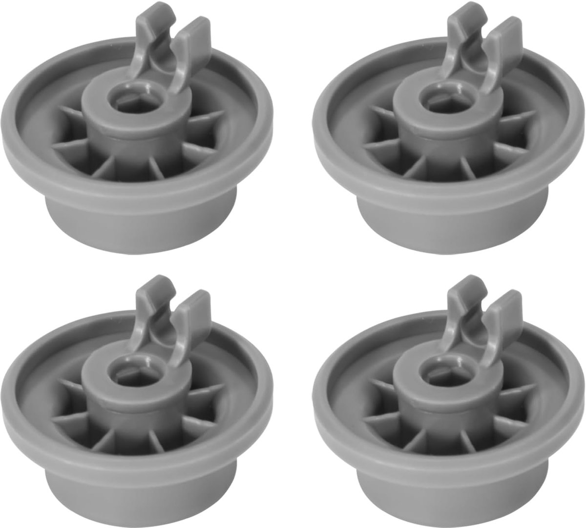 Claoner Vervangingswielen voor vaatwasser - 4 stuks - Compatibel met Bosch Siemens Neff - 165314