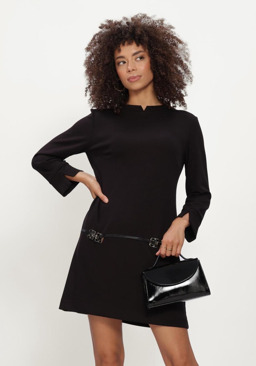 Ana Alcazar 042209.3913 Dames - Jurk - Zwart - Maat 36