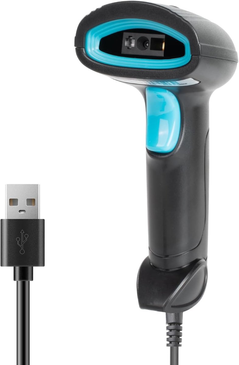 draagbare USB 2D barcode-scanner QR-code, PDF417 barcode-lezer, geschikt voor supermarkten, buurtwinkels, boekhandels, enz.