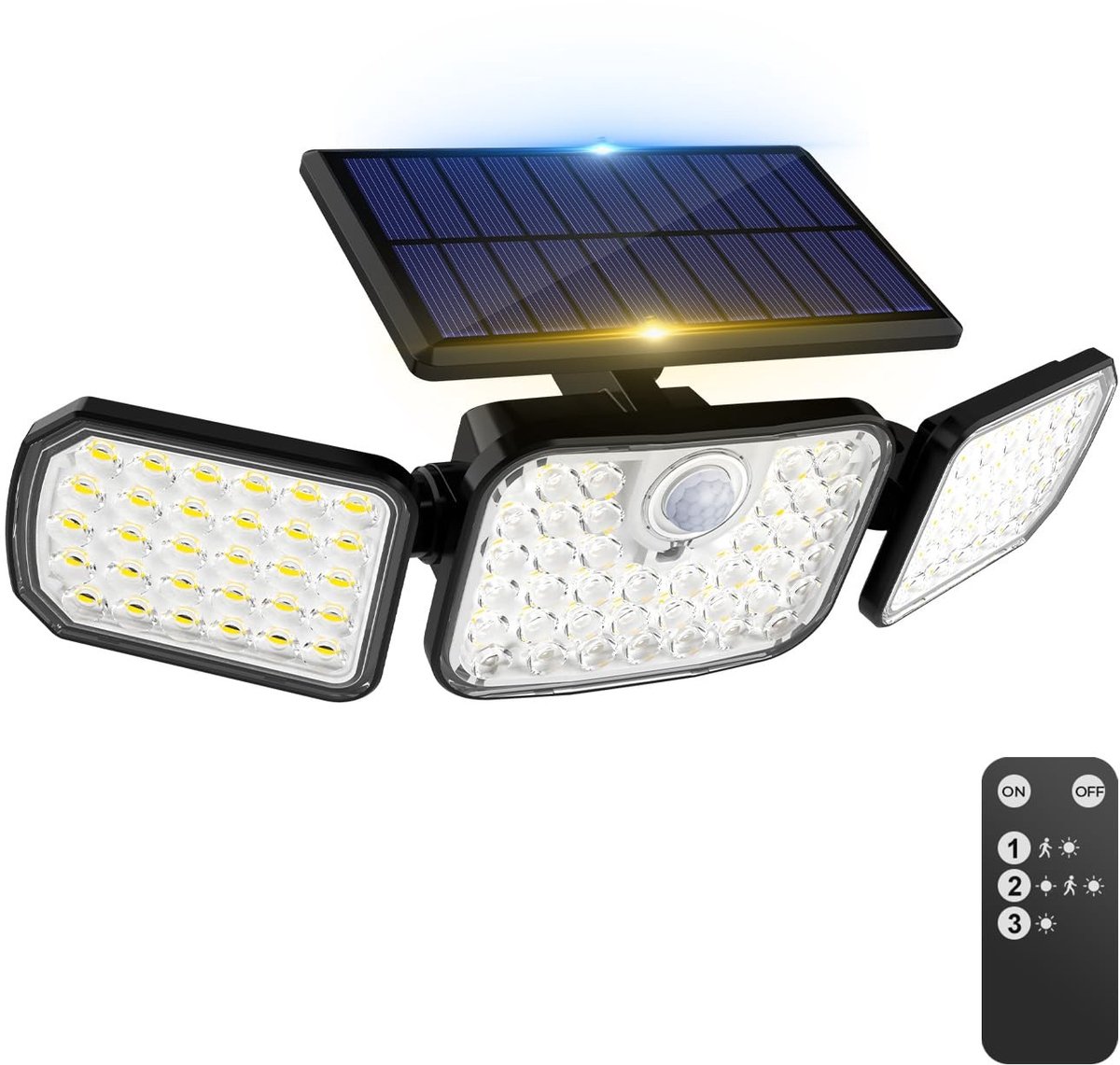 SolidKeus - Buiten Solar Lamp met Bewegingssensor en Afstandsbediening